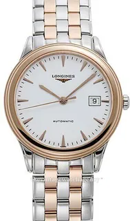 Longines Flagship L49743927 38.5mm Brushed/polished steel White