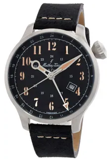 Mathey-Tissot GMT 293 H123ABU 44mm Stainless steel Black