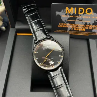 Mido Commander M021.626.36.051.01 42mm Stainless steel Black