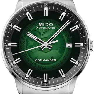 Mido Commander M021.407.11.411.03 40mm Stainless steel Green