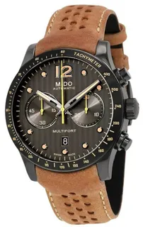 Mido Multifort M025.627.36.061.10 44mm Stainless steel Black