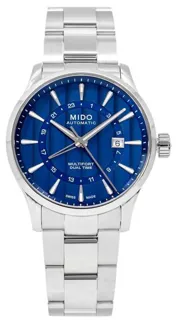 Mido Multifort M0384291104100 42mm Stainless steel Blue