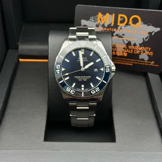 Mido Ocean Star M026.608.11.041.00 43.5mm Stainless steel Blue