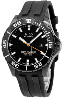 Mido Ocean Star M026.608.37.051.00 43.5mm Ceramic and Stainless steel Black