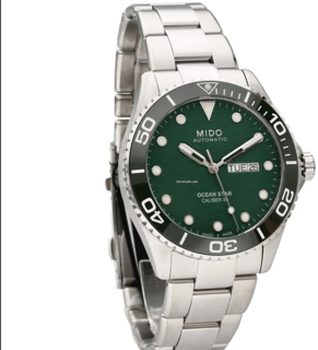 Mido Ocean Star M042.430.11.091.00 42.5mm Stainless steel Green