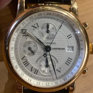 Montblanc Star 101638 42mm Red gold Silver