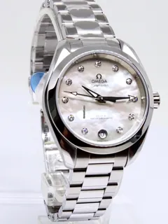 Omega Aqua Terra 220.10.34.20.55.001 34mm Stainless steel White