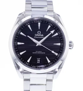 Omega Aqua Terra 220.10.41.21.01.001 41mm Stainless steel Black