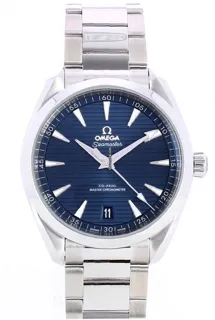 Omega Aqua Terra 220.10.41.21.03.004 41mm Stainless steel Blue