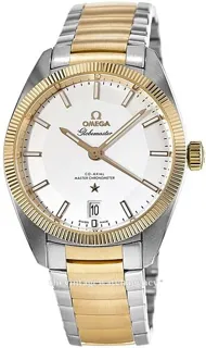 Omega Globemaster 130.20.39.21.02.001 39mm Yellow gold Silver