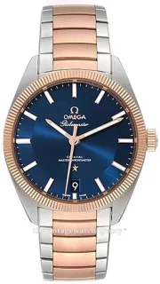 Omega Globemaster 130.20.39.21.03.001 39mm Brushed/polished steel Blue