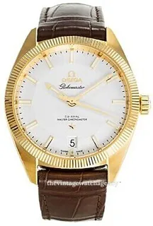 Omega Globemaster 130.53.39.21.02.002 39mm Yellow gold Silver