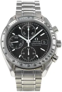 Omega Speedmaster Date 35135000 Stainless steel Black