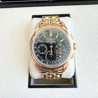 Patek Philippe Perpetual Calendar Chronograph 5270/1R-001 41mm Rose gold Black