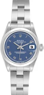 Rolex Date 69160 Stainless steel Blue