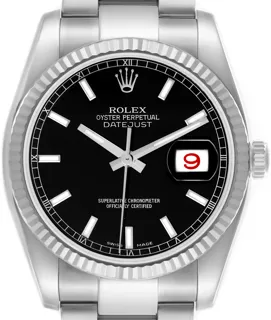 Rolex Datejust 116234 Stainless steel Black