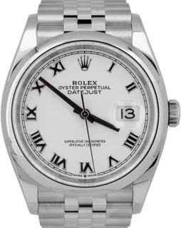 Rolex Datejust 126200 Stainless steel White