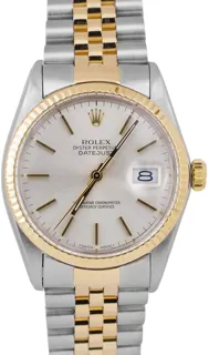 Rolex Datejust 16013 Stainless steel and 18k yellow gold Silver