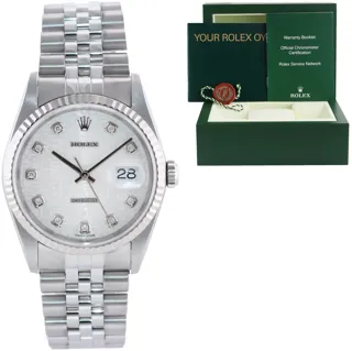 Rolex Datejust 16234 Stainless steel Silver