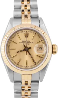 Rolex Datejust 69173 Stainless steel Champagne Tapestry