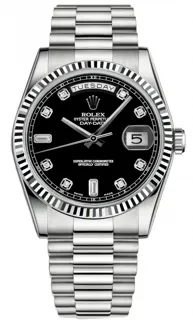 Rolex Day-Date "President" 118239 White gold Black