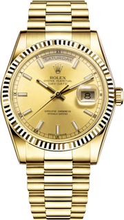 Rolex Day-Date "President" 18238 Yellow gold Champagne