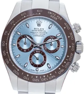 Rolex Daytona Cosmograph 116506 40mm Platinum Blue