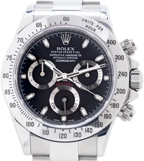 Rolex Daytona Cosmograph 116520 40mm Stainless steel Black