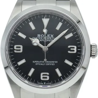 Rolex Explorer 124270 36mm Stainless steel Black