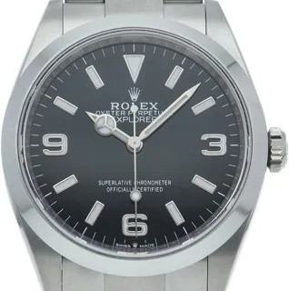 Rolex Explorer 124270 36mm Stainless steel Black