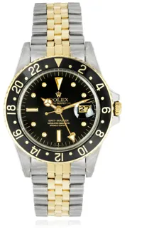 Rolex GMT-Master 1675 40mm Stainless steel and 18k yellow gold Black