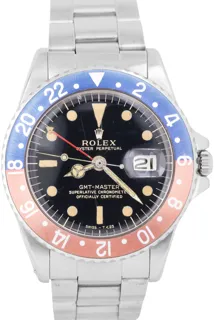 Rolex GMT-Master 1675 Stainless steel Black