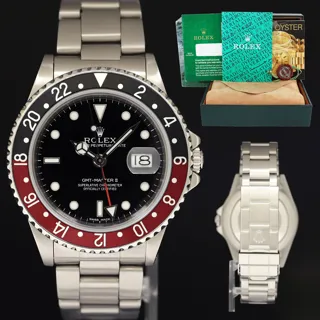 Rolex GMT-Master II 16760 40mm Stainless steel Black