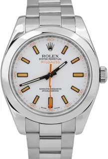 Rolex Milgauss 116400 Stainless steel White