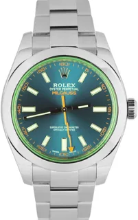 Rolex Milgauss 116400GV Stainless steel Blue