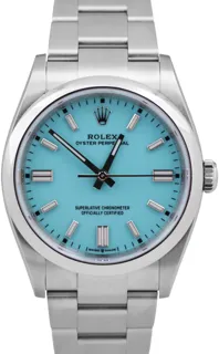 Rolex Oyster Perpetual 126000 Stainless steel Turquoise