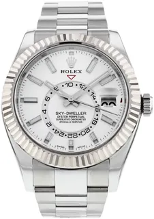 Rolex Sky-Dweller 326934 42mm White gold and Stainless steel White