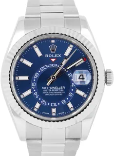 Rolex Sky-Dweller 326934 42mm Stainless steel Blue