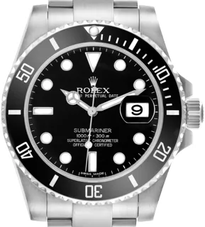 Rolex Submariner Date 116610LN Stainless steel Black