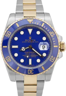 Rolex Submariner Date 116613LB Stainless steel Flat Blue 'SMURF'