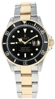 Rolex Submariner Date 16613 Stainless steel and 18k yellow gold Black