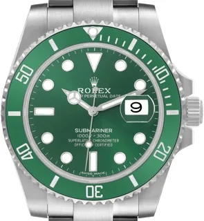 Rolex Submariner Hulk 116610LV Stainless steel Green