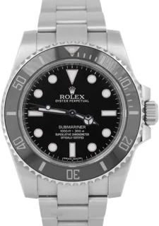 Rolex Submariner (No Date) 114060 40mm Stainless steel Black