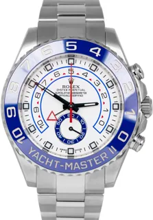 Rolex Yacht-Master II 116680 Stainless steel White