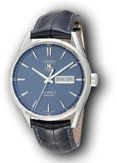 TAG Heuer Carrera Calibre 5 WAR201E.FC6292 41mm Stainless steel Blue