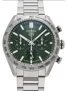 TAG Heuer Carrera CBN2A10.BA0643 44mm Stainless steel Green