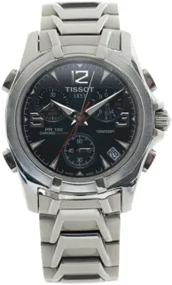 Tissot 1853 ChronoAlarm G 40mm Stainless steel Black