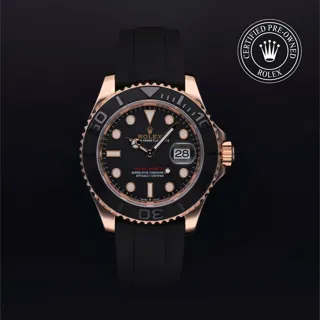 Rolex Yacht-Master 126655-0002 40mm Rose gold Black