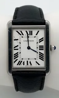 Cartier Tank 28mm Stainless steel White