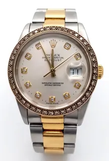 Rolex Datejust 36mm Stainless steel and 18k yellow gold Silver